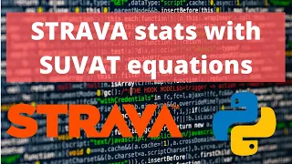 Use GPS data and SUVAT equations to calculate Strava running stats using Python