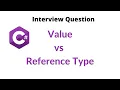 C Interview Question Value type vs Reference Type