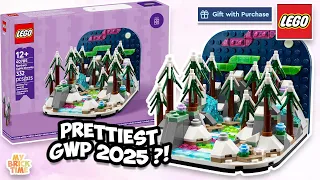 FREE PRETTIEST LEGO GWP ⁉️ Northern Lights Diorama (#40785) | Everything You Need to Know ❄️🏔️🎄