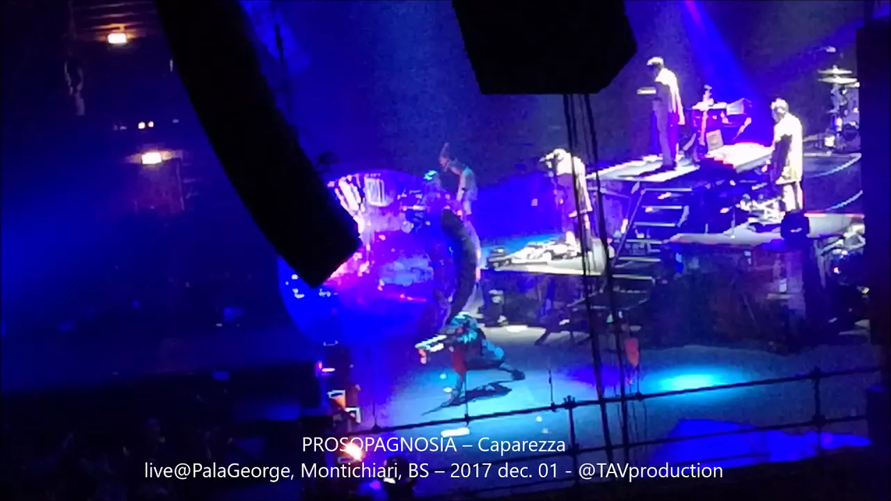 PROSOPAGNOSIA – Caparezza live@PalaGeorge, Montichiari, BS – 2017 dec  01   @TAVproduction