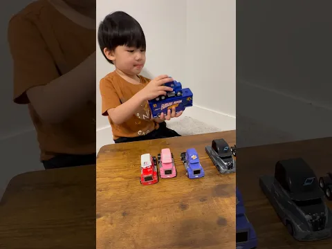 Mack Trucks Matching Doc Hudson, Dinoco The King, Jackson Storm fell down