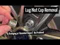 Lug Nut Cap Removal