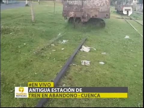 Antigua estación de tren en abandono - Cuenca