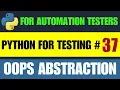 Python for Testers Abstraction