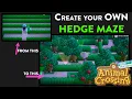 Create your OWN Hedge Maze in Animal Crossing New Horizons