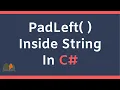 PadLeft Method inside string in C