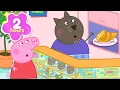 Download Lagu Mr Cat's YUMMY Cafe 🥐 Secret Snack Passage! 🍰 Peppa Pig Full Episodes | 2 Hours