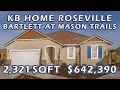 KB Home Roseville Bartlett at Mason Trails 2321sqft 642 390 Sacramento Real Estate Model Home