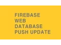 firebase web 3 database write push update
