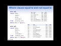 PROC SQL part - 2 Where clause