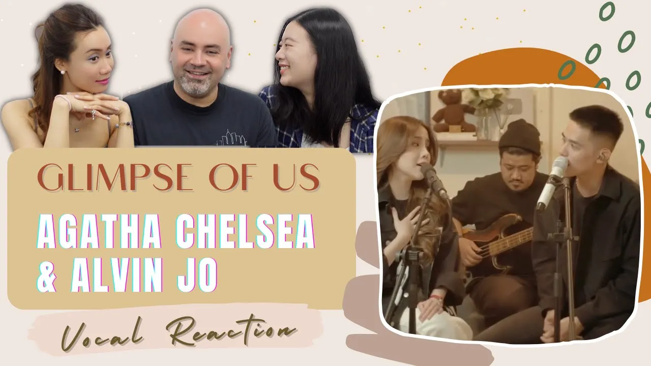 Agatha Chelsea & Alvin Jo - Glimpse of us (Joji Cover) - Vocal Coach Reacts  [Live Session]