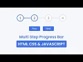 Day - Multi Step Progress Bar HTML CSS JavaScript Codeflix
