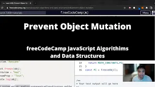 Prevent Object Mutation ES6 freeCodeCamp tutorial