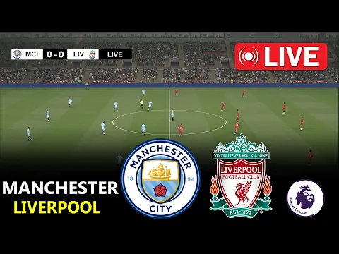 Video Thumbnail: Manchester City vs Liverpool | Premier League 2025/26 | Full Match Video Game - Simulation