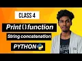 CL-4 string concatenation and manipulation in PYTHON Tamil