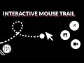 Stunning Interactive Mouse Trail - HTML CSS JS Tutorial
