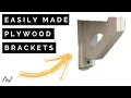 How to Make Plywood Brackets