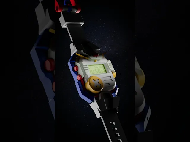 Mochii 3D printed watch based on the casio F-91W-1 video thumbnail