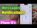 Download Lagu iPhone 16: How to Enable/Disable Messages Notifications