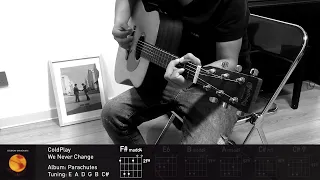 Download We Never Change - ColdPlay Acoustic Guitar  Cover MP3