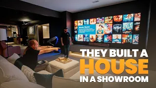 premier group the a v showroom with a whole house in it plus 2 just video walls microled systems