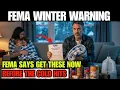Download Lagu 9 FEMA Approved Items to Prepare for This Year’s Coldest Nights