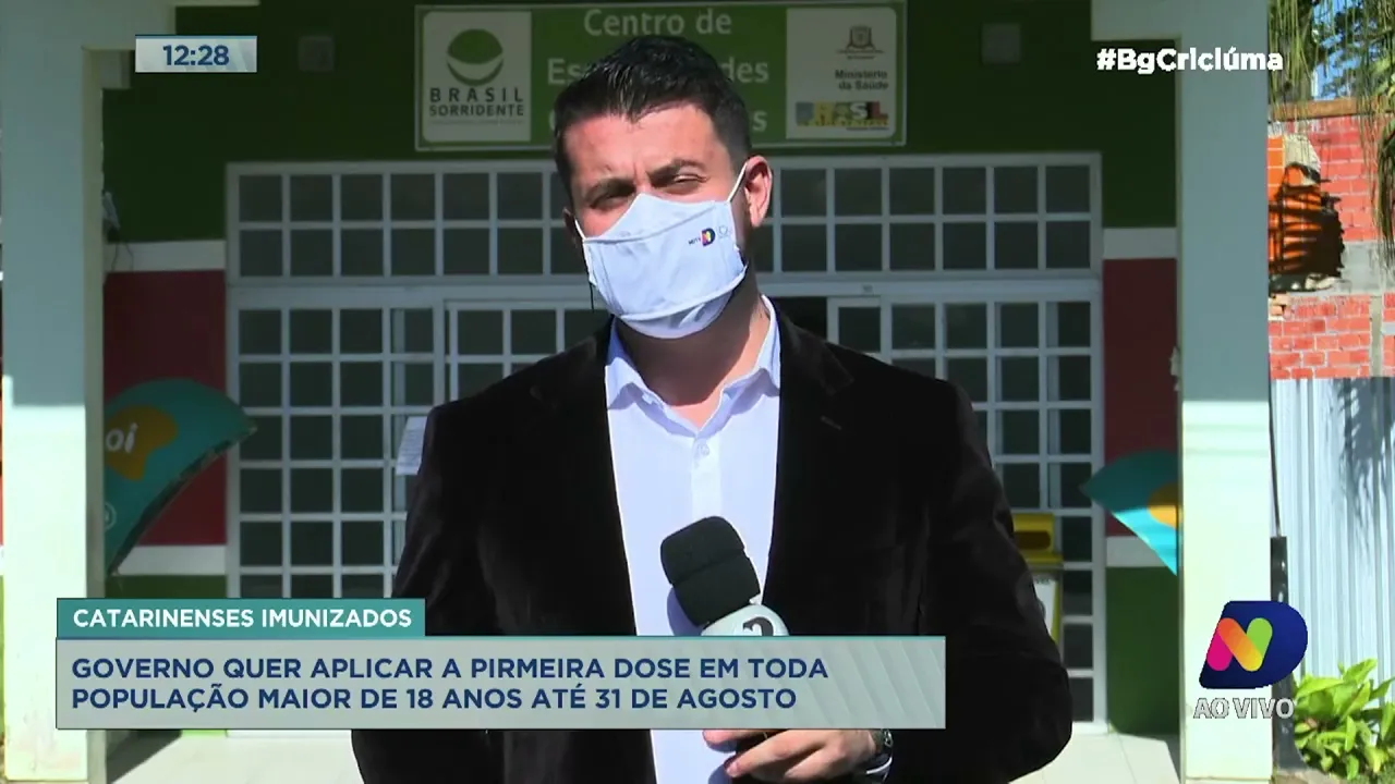 Governo de SC divulga novo calendário com fim da vacinação contra Covid-19 em agosto