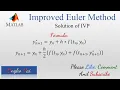 Improved Euler Method for IVP Numerical Methods in Matlab