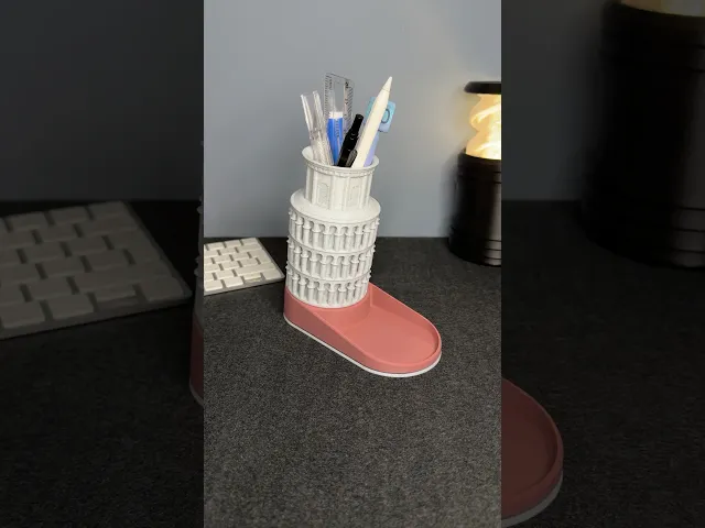 PISA PEN TOWER | ITALIAN MONUMENT PEN HOLDER video thumbnail