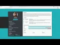 Responsive CV Website Template using HTML CSS and JavaScript