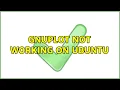 gnuplot not working on ubuntu