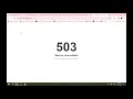 503 Service Unavailable The server is temporarily busy Node js