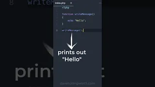 PHP in 60 Seconds Functions
