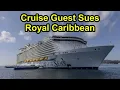 Cruise Guest Sues Royal Caribbean Over Falling Bathroom Panel