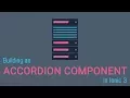 Building an Accordion Component in Ionic 3
