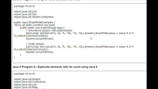 26 Java 8 Programs using Lambda Expression and Stream Part2 in Java