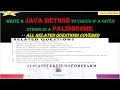 Check Palindrome in Java Using Different Approaches Java Interview QnA Codefarm