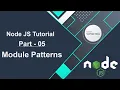 Node JS Tutorial - Module Patterns