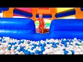 Download Lagu Vlad and Niki play in Inflatable Castle and other funny challenges for kids