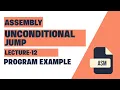 Unconditional Jump with Program Assembly Language Tutorial 8086 English