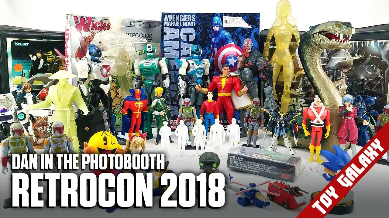 Retrocon 2018 Toy Haul (The Boba Sett, Gundam, Amiibo, Shazam)