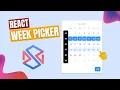 How To Create a React Week Picker Using React Suite DatePicker
