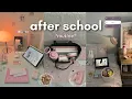 AFTER SCHOOL ROUTINE realistic homework cozy and productive relaxing