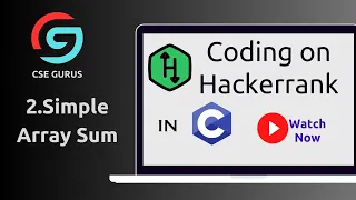 2 Simple array sum Hackerrank C