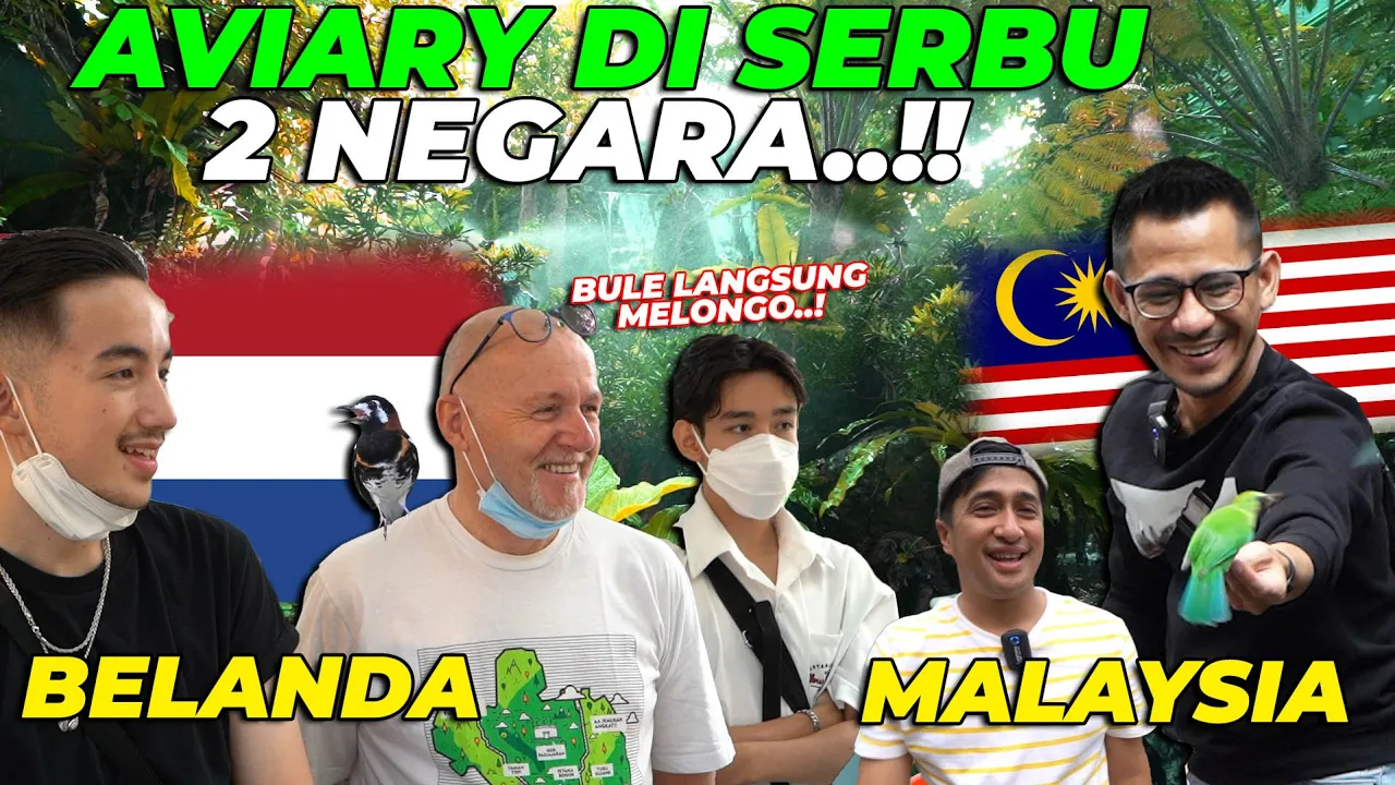 LUAR BIASA..!! SETELAH JEPANG, AVIARY GW TERKENAL DI BELANDA DAN MALAYSIA..❗❗BULE TERHARU BANGET...