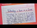 Essay on Technology A Boon Or A Curse in English Technology a boon or a curse essay writing