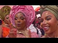 Segun johnson hypes Oversabi aunty Toyin Abraham at IYABO OJO’s daughter pricillia’s wedding