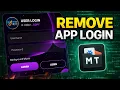 How to Remove App Login Using MT Manager APK Modding Tutorial No Root