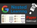 Nested Learning The Illusion of Deep Learning Architectures - Paper Walkthrough