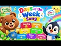 Days of the Week with Coco & Pengu! Sing, dance, and learn  KhukhuWorld#DaysOfTheWeek #KidsSongs🐻🐧